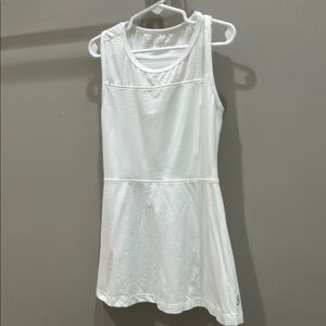 Sofibella Girls White Sleeveless Athletic Dress